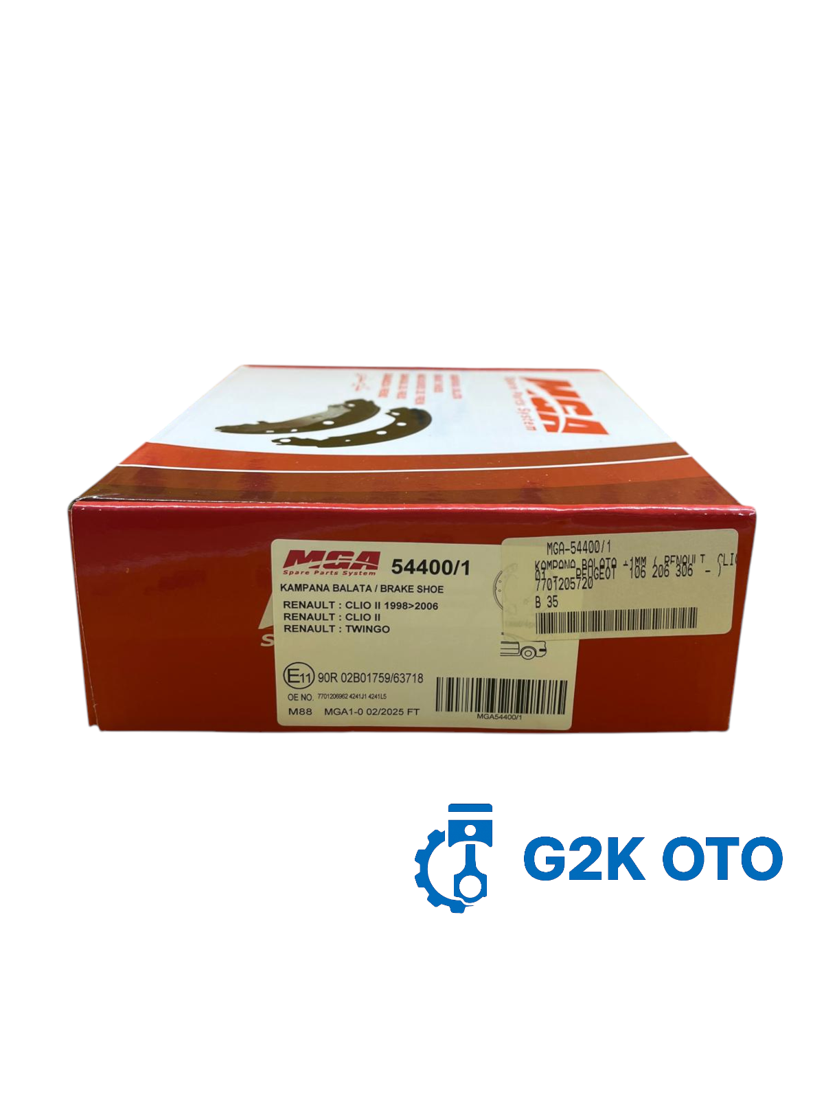 KAMPANA BALATA +1mm ( RENAULT  CLIO I II LAGUNA TWINGO 01 -  / PEUGEOT  106 206 306  - ) 7701205720 4251J5