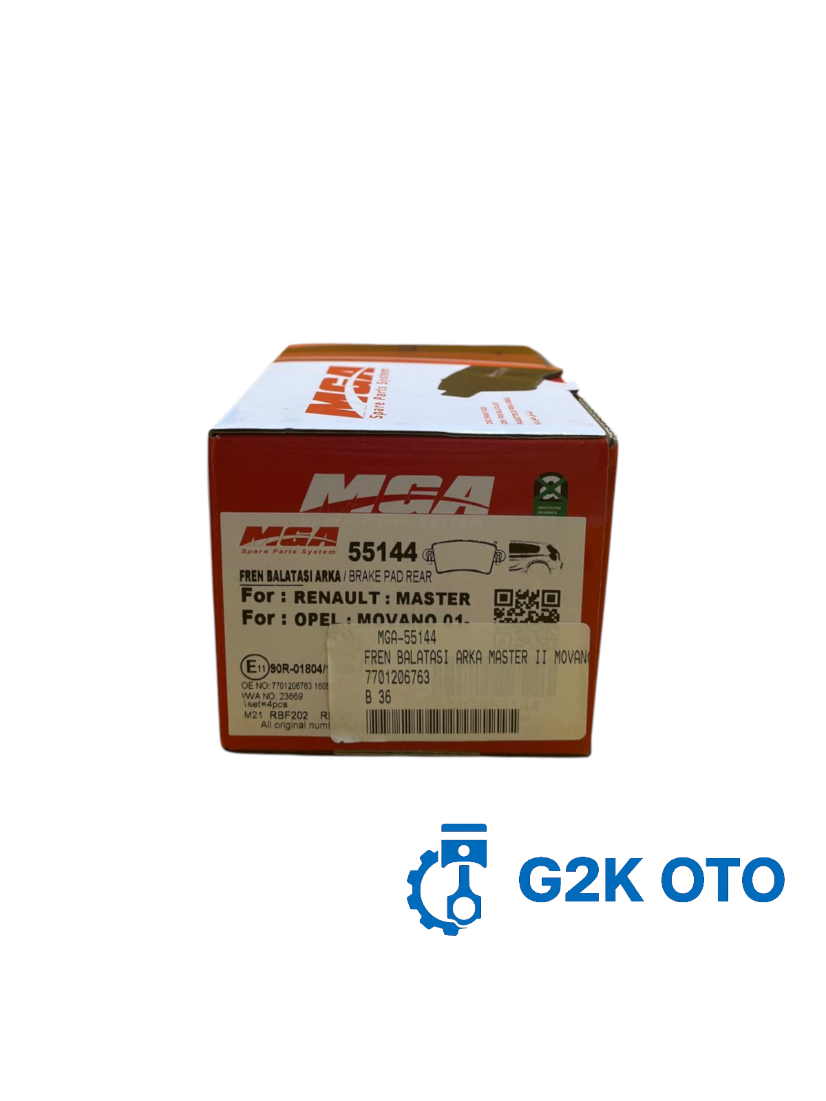 FREN BALATASI ARKA MASTER II MOVANO 7701206763 93173182