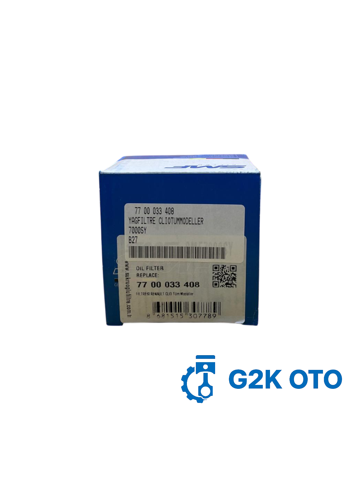 YAG FILTRE CLIO TUM MODELLER  7700727482