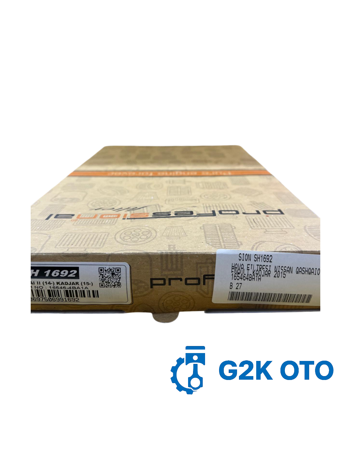 HAVA FİLTRESİ NİSSAN QASHQAİO J11 2013 > XTRAIL 2014 >RENAULT KADJAR 2015 165464BA1A