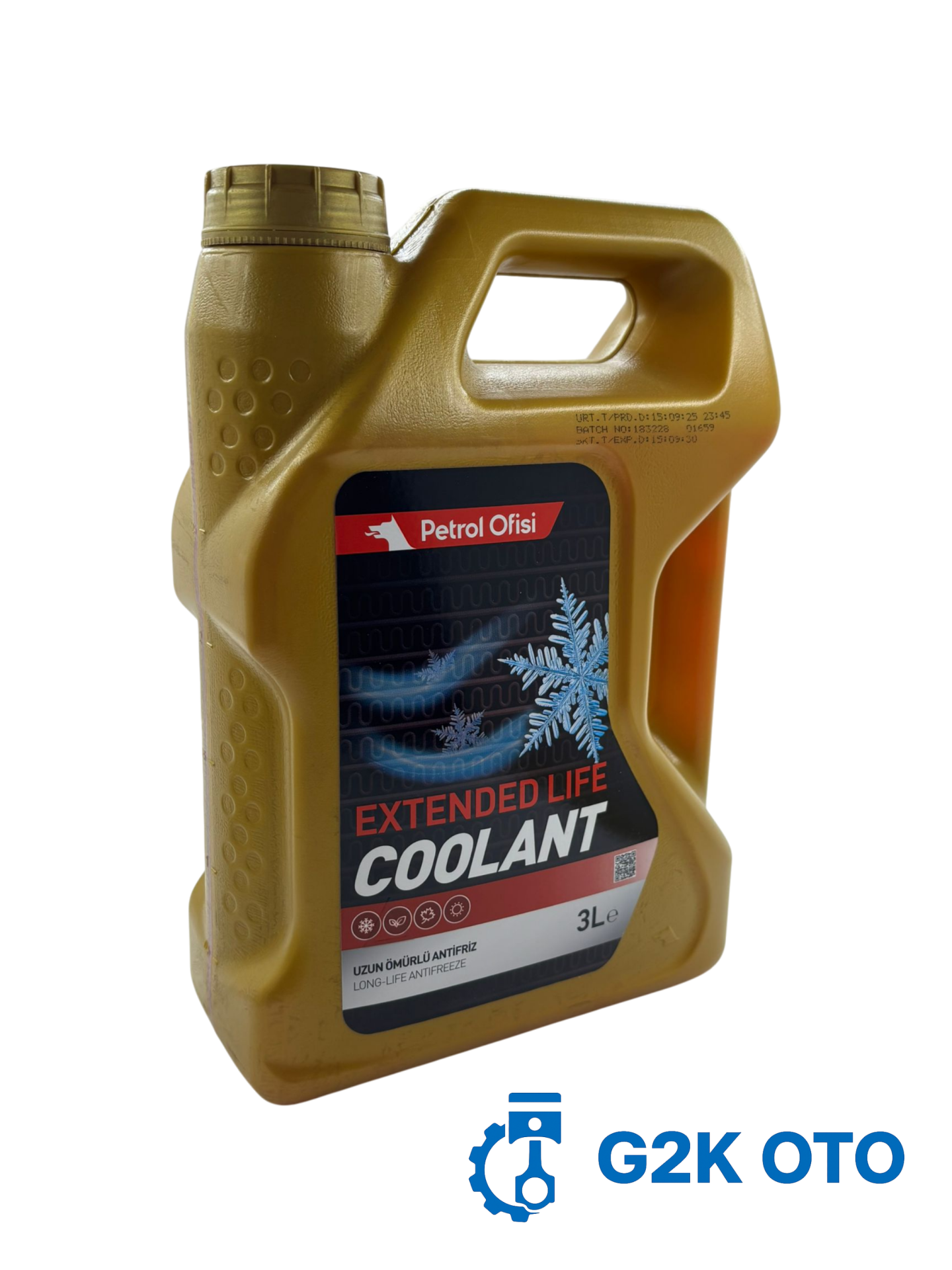 PETROL OFİSİ EXTENDED LIFE COOLANT ANTİFRİZ (KIRMIZI) 3 LİTRE