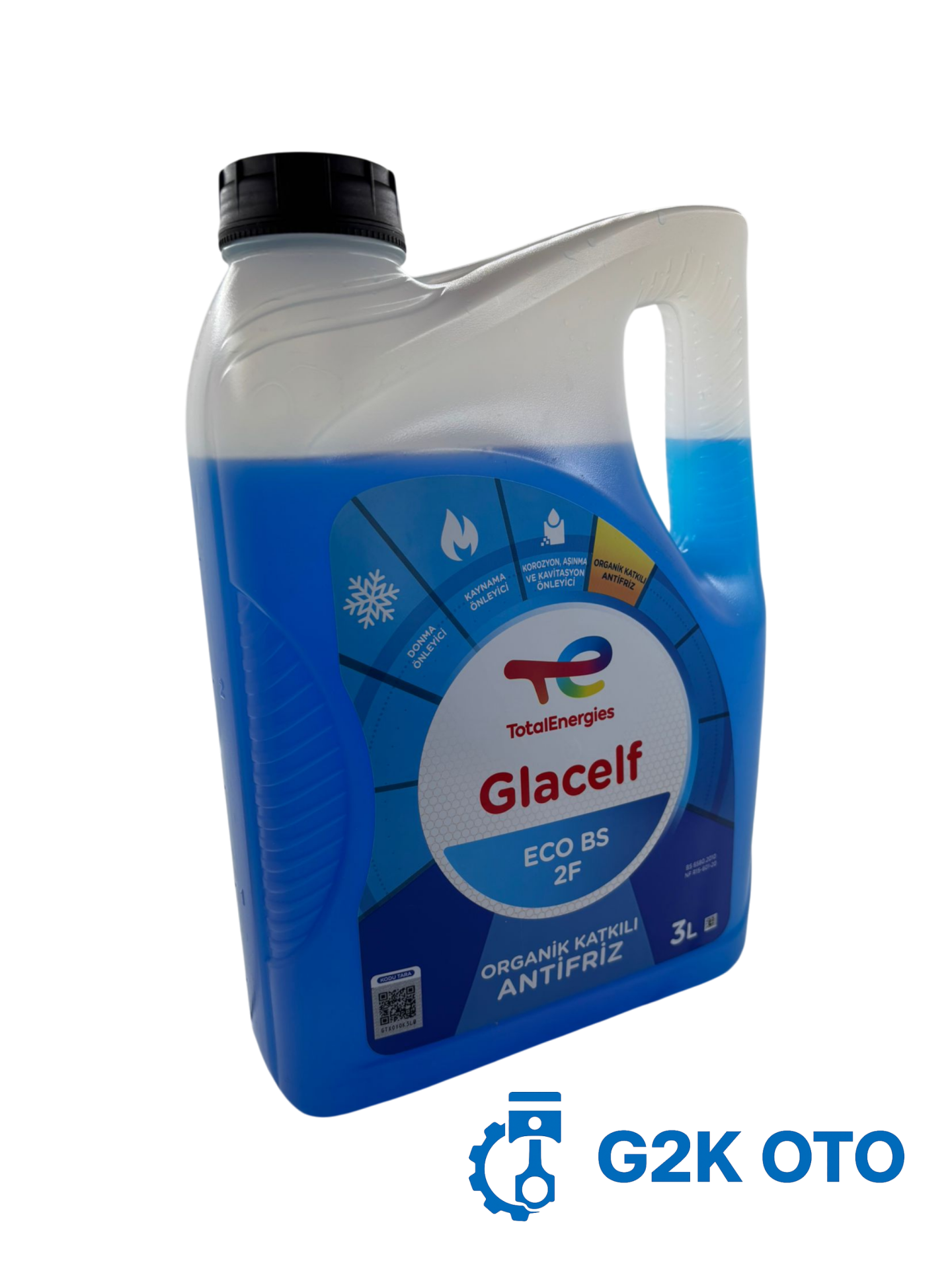 TOTAL ENERGİES GLACELF MAVİ ANTİFRİZ  3 LİTRE