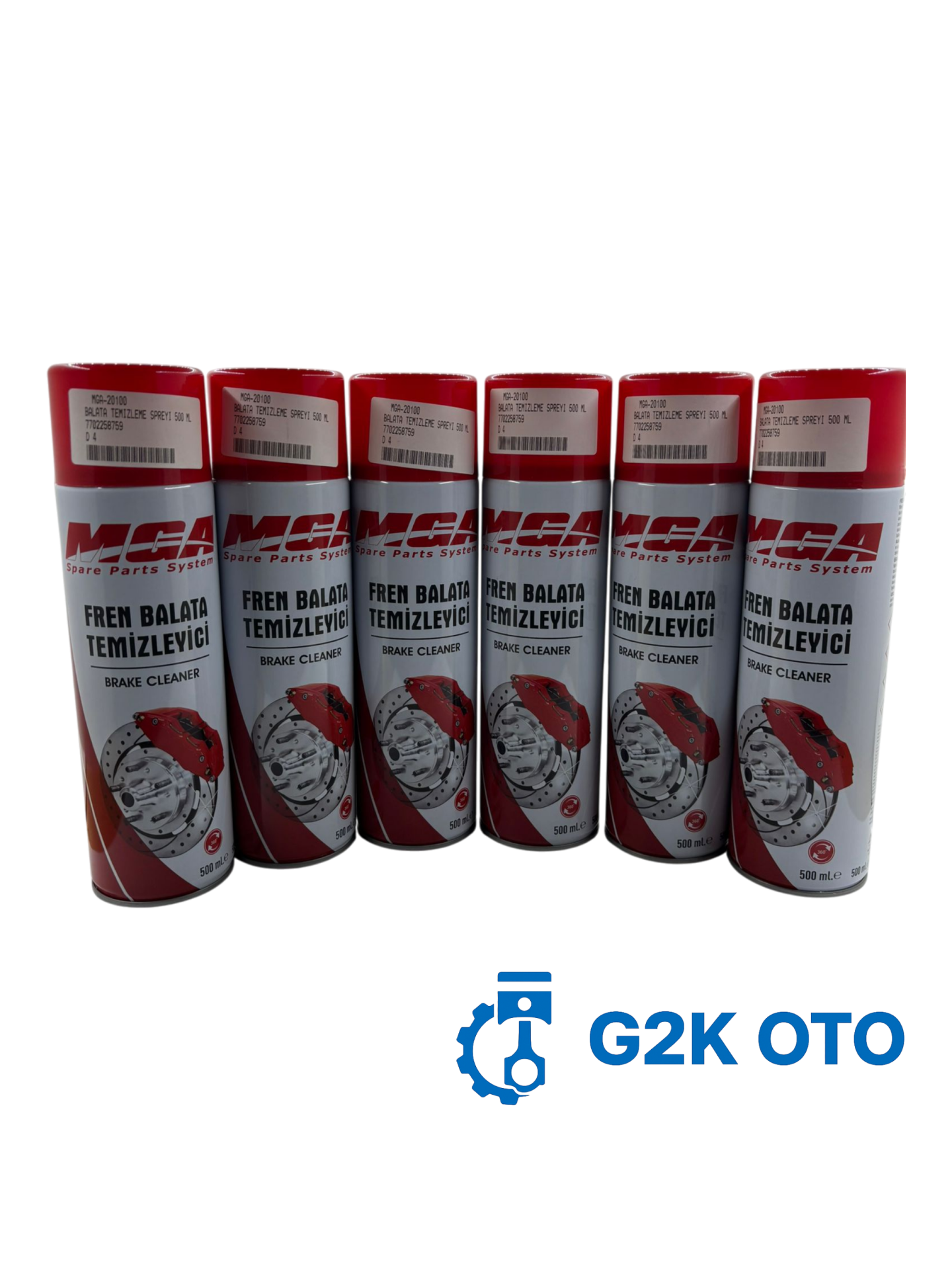 MGA DEBRİYAJ VE BALATA TEMİZLEME SPREYİ (6 ADET)