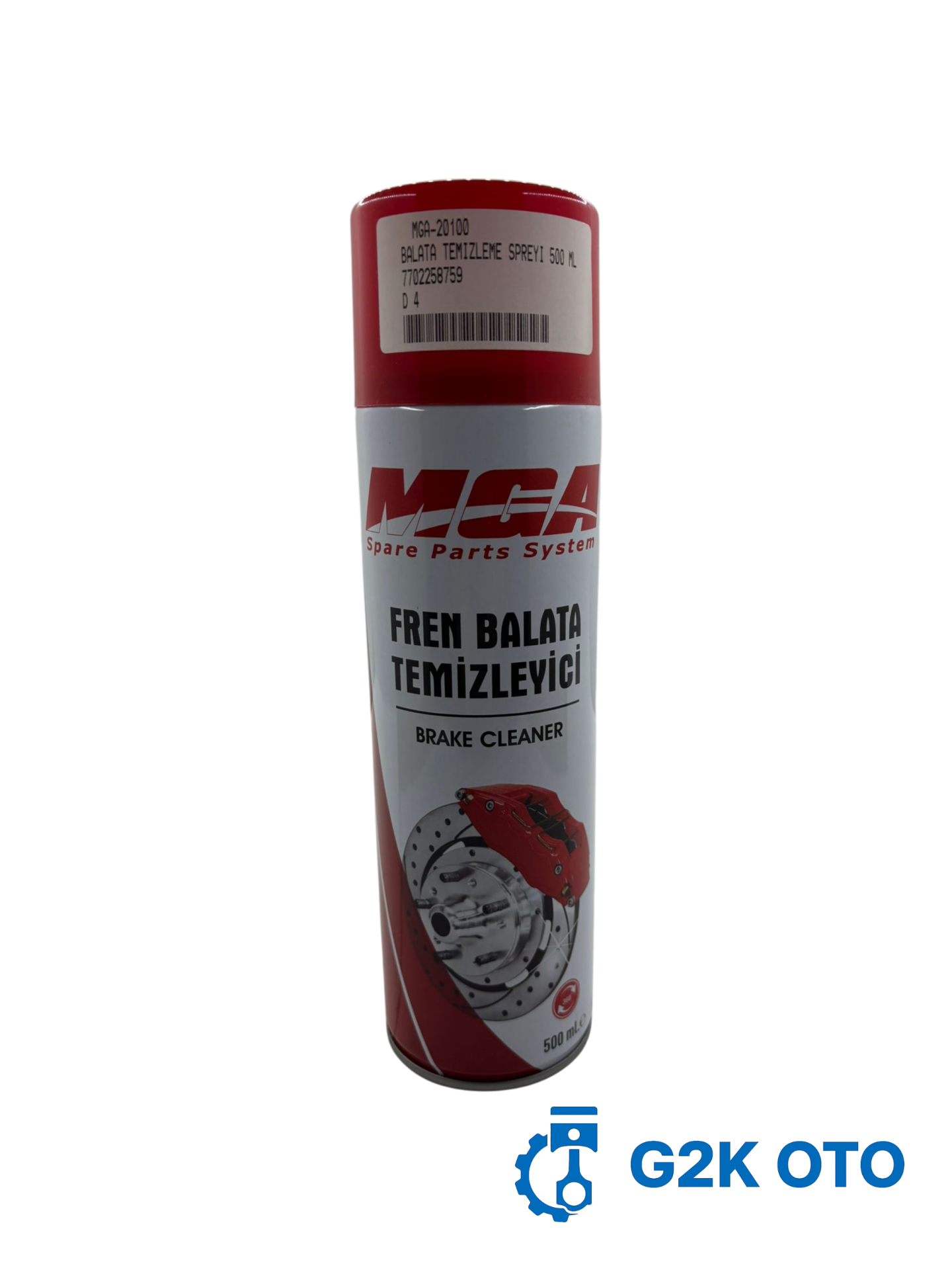 MGA DEBRİYAJ VE BALATA TEMİZLEME SPREYİ 500ML