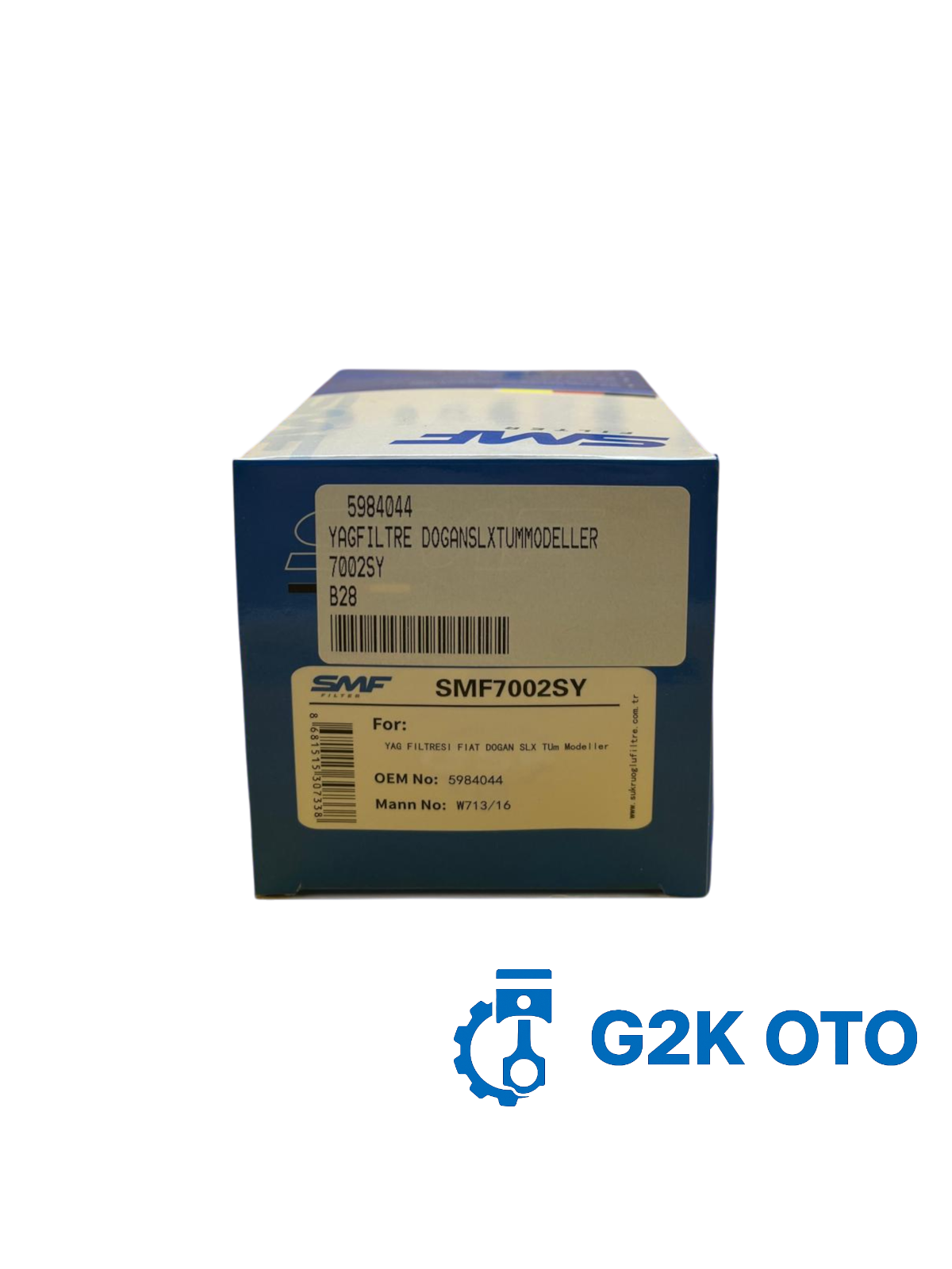 YAĞ FİLTRE DOGAN-SLX TUM MODELLLER DOBLO 1.9 FIORİNO MAREA PALİO 5984044