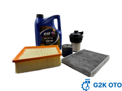 MEGANE IV BAKIM SETİ | ELF 5W-30 FULLTECH + HAVA FİLTRESİ + ORİJİNAL YAĞ FİLTRESİ + POLEN FİLTRESİ + MAZOT FİLTRESi