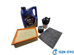 MEGANE IV BAKIM SETİ | ELF 5W-30 FULLTECH + HAVA FİLTRESİ + ORİJİNAL YAĞ FİLTRESİ + POLEN FİLTRESİ + MAZOT FİLTRESi