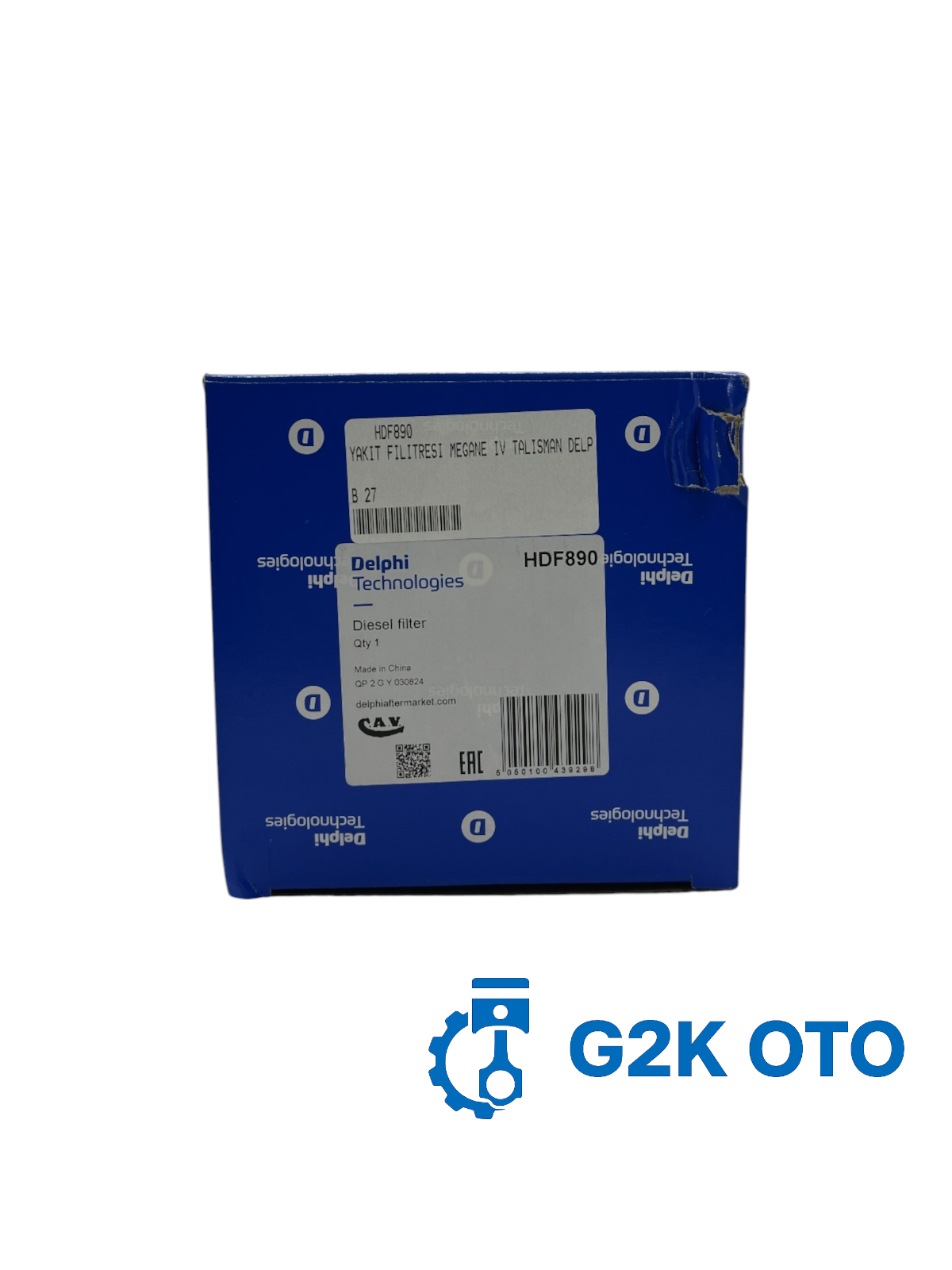 YAKIT FİLTRESİ RENAULT MEGANE IV – TALISMAN DELPHI (164000637R – 165571618R)