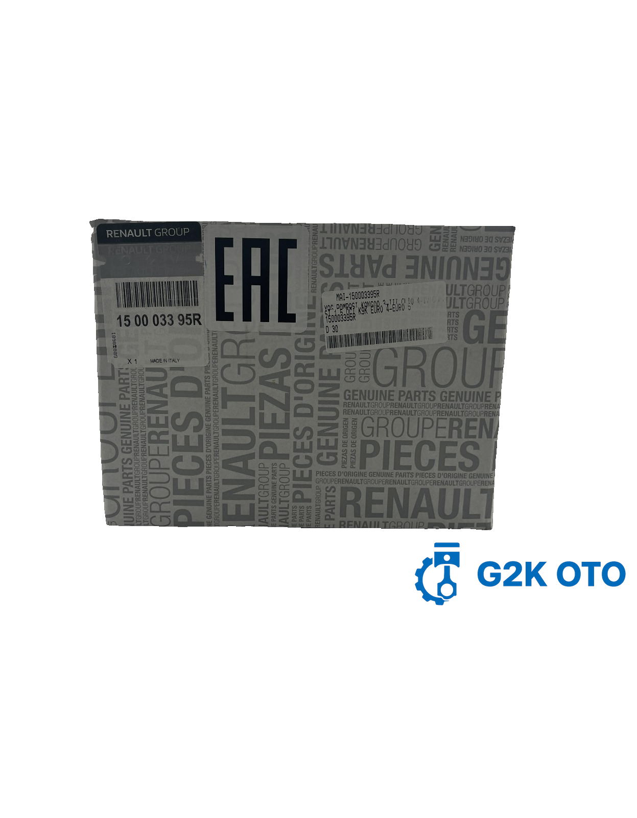 YAĞ POMPASI KANGOO III CLİO IV CAPTUR I YAĞ POMPASI 1.5 DCİ K9K EURO 4 EURO 5