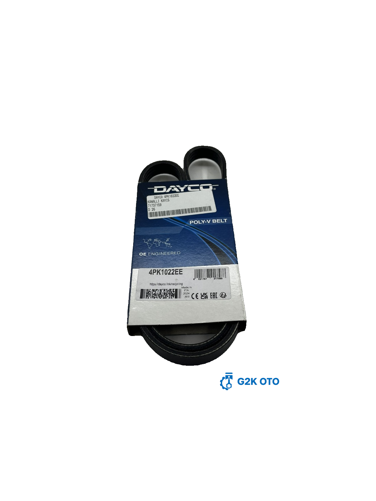 KANALLI KAYIŞ DOBLO STRADA 1.3 JTD MTJ 04> FIORİNO LINEA 07 > 71737159