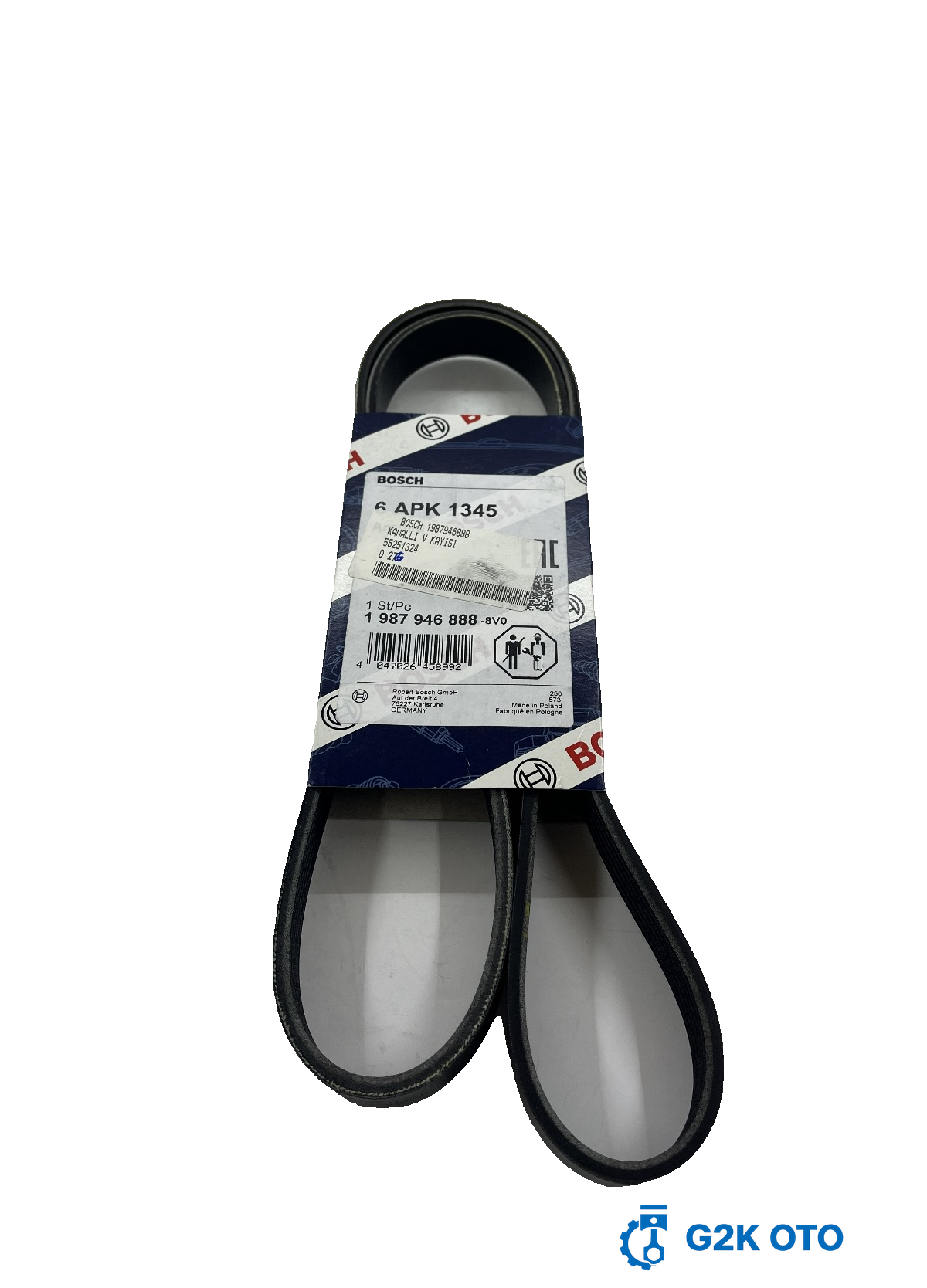 KANALLI V KAYIŞI (6PK1345) | FIAT EGEA (2016⇒) – 500X | 55251324