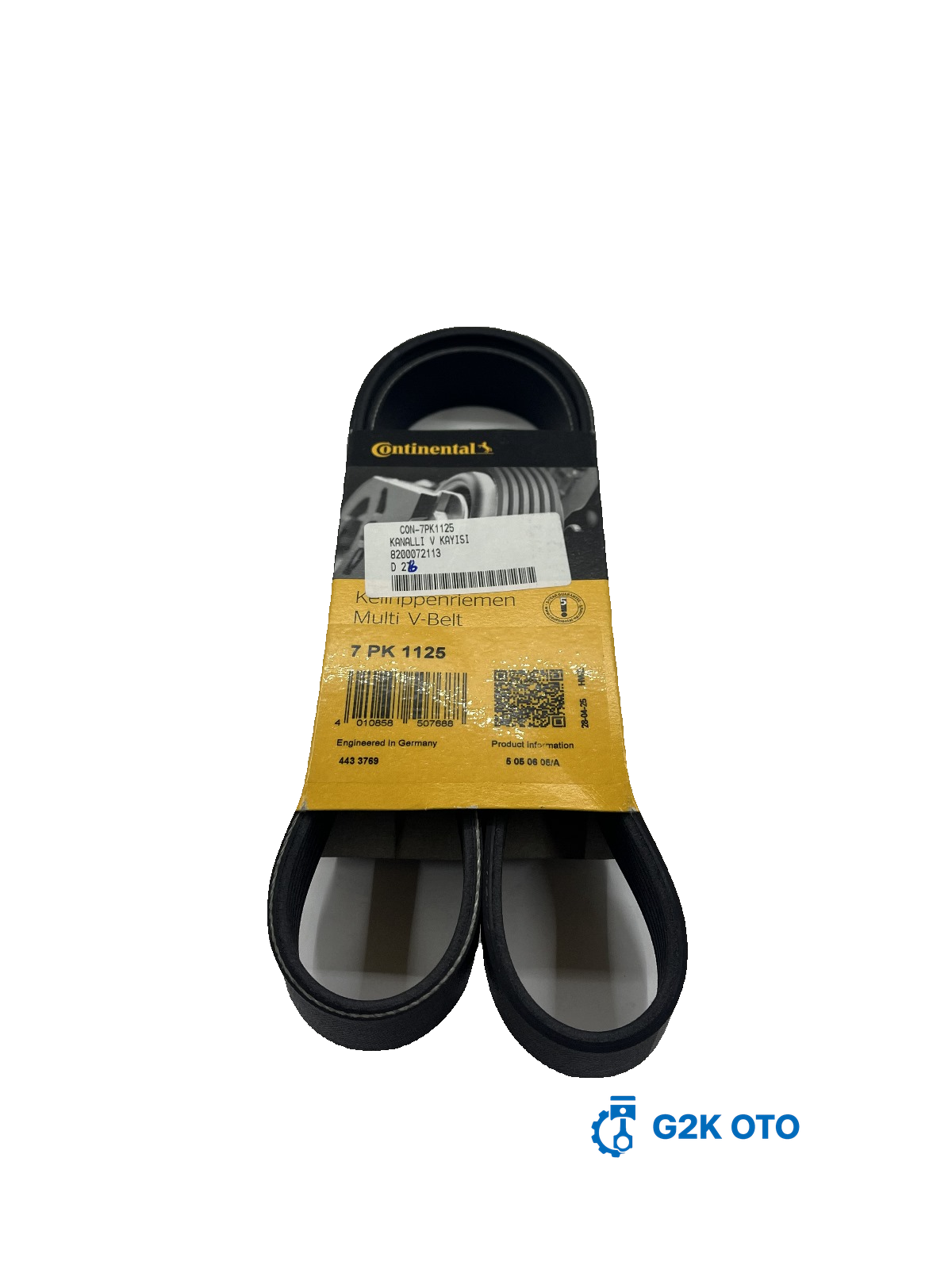 KANALLI V KAYIŞI MEGANE II III 8200072113