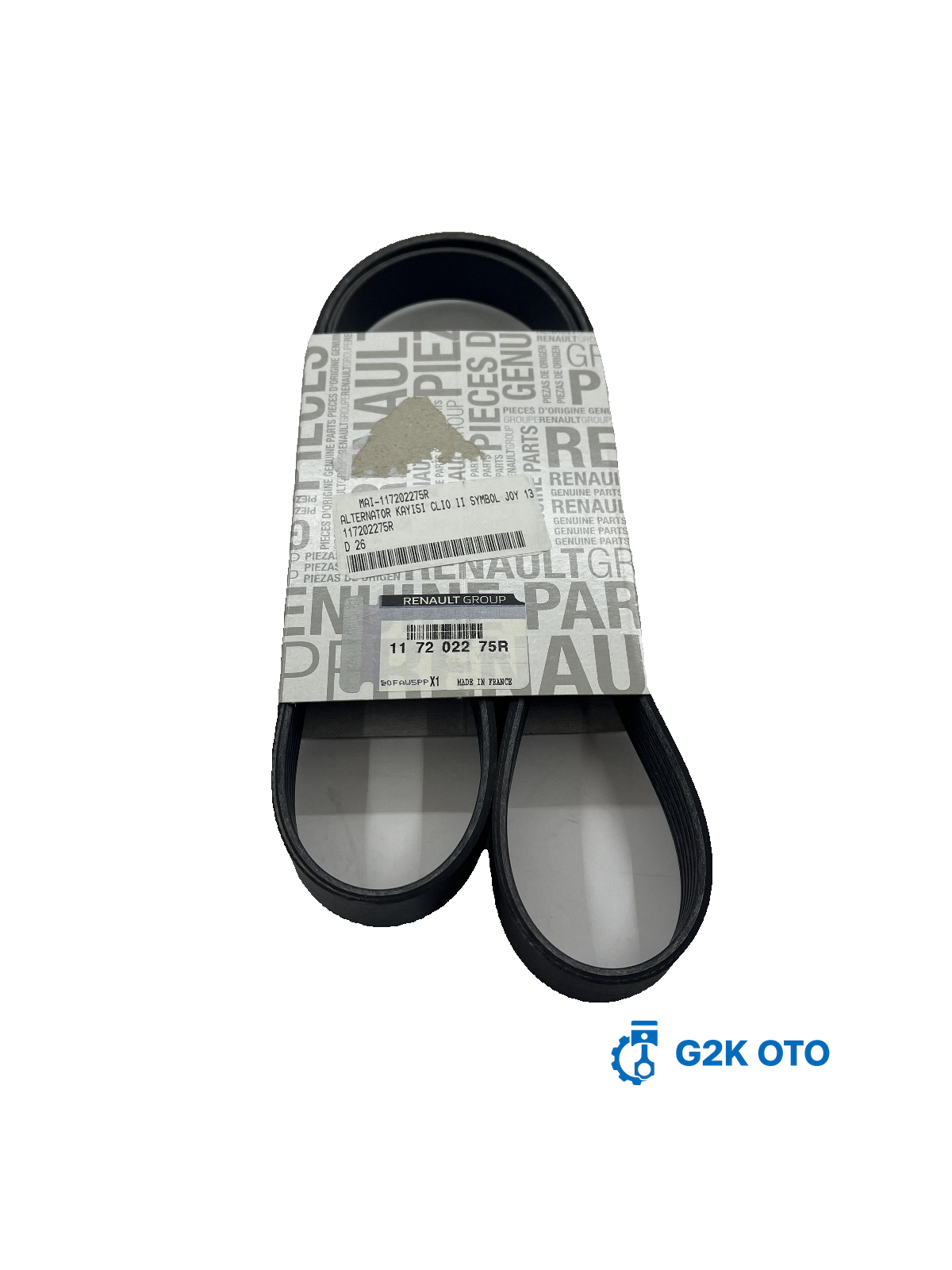 ALTERNATÖR KAYIŞI 6PK1178 – RENAULT CLIO II / SYMBOL JOY / SANDERO II – OEM 117202275R