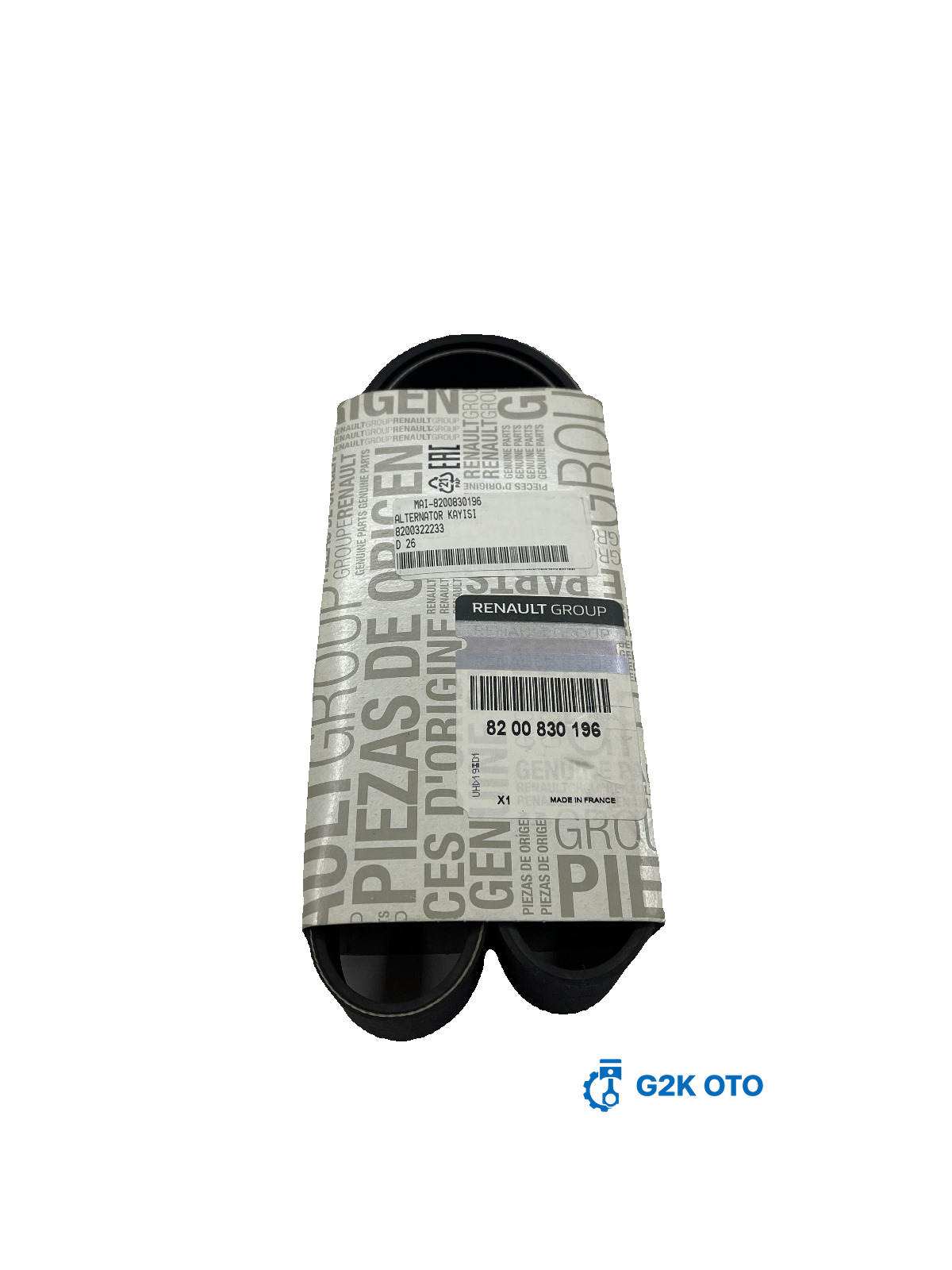 ALTERNATÖR KAYIŞI 7PK1035 – RENAULT CLIO III – OEM 8200830196 / 8200322233