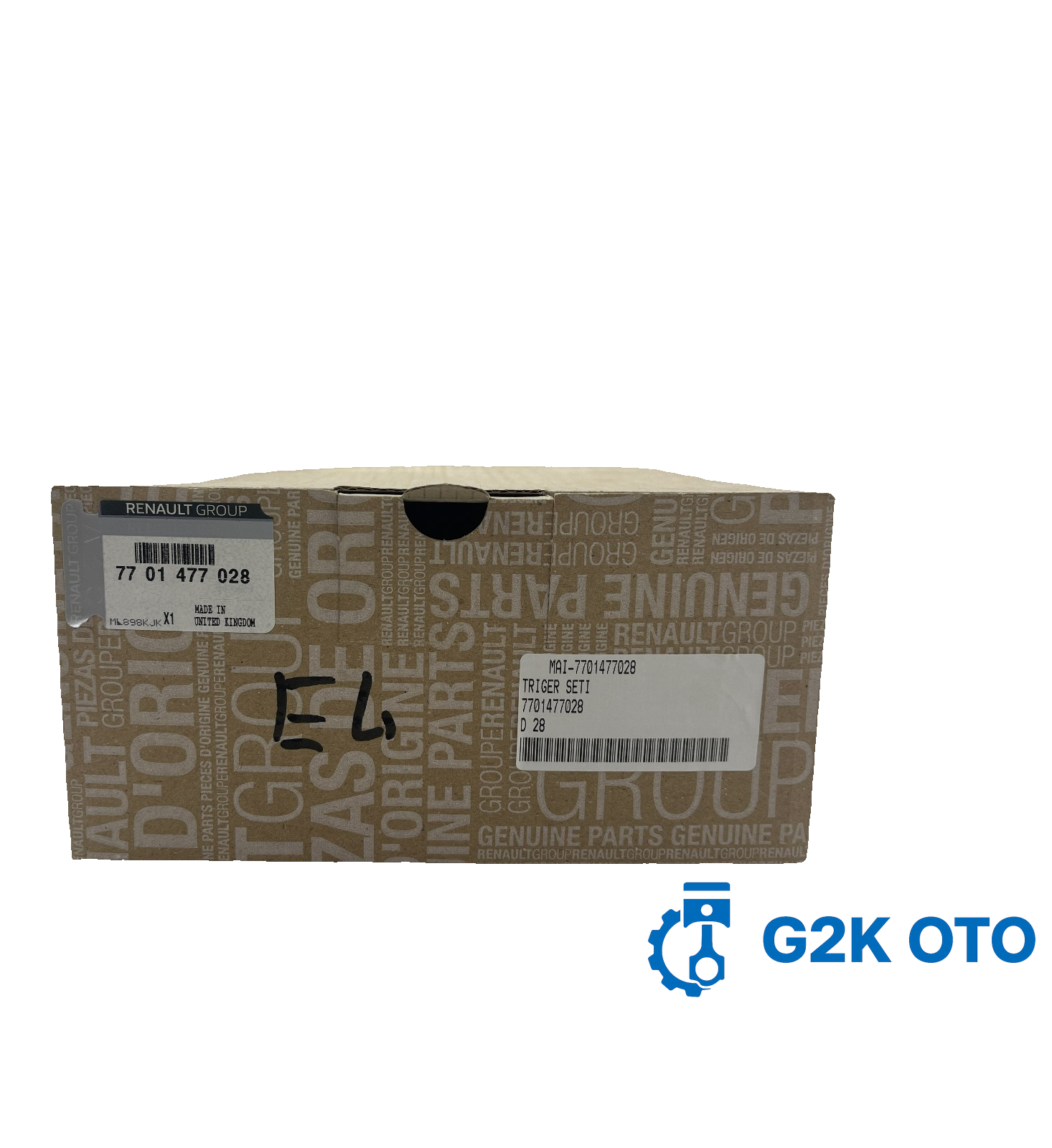 TRİGER SETİ – 1.5 dCi K9K MOTOR – RENAULT & DACIA – OEM 7701477028 / 1276084A01 / 1680600QAX / 7701476571 / 1680600QA8