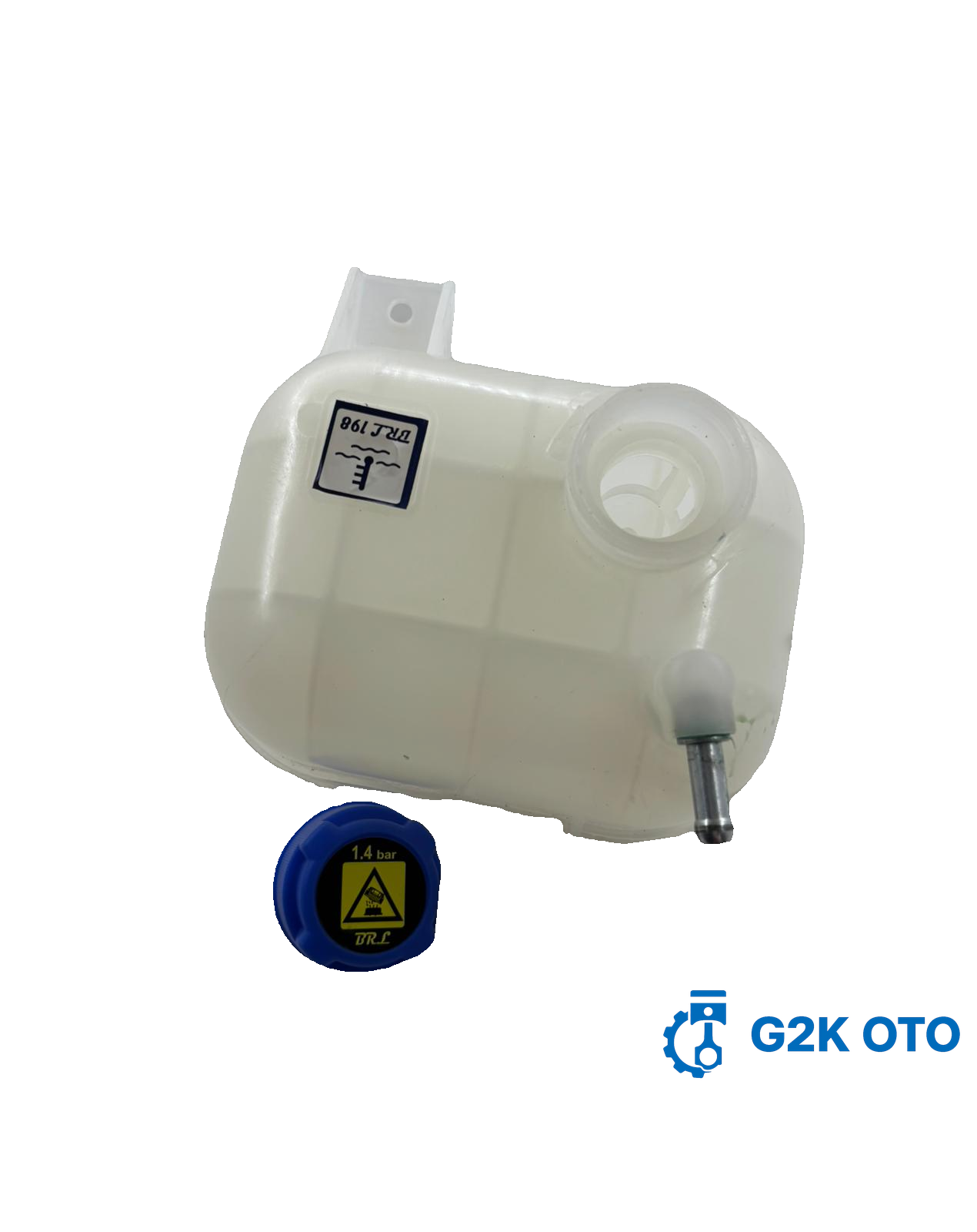 RADYATÖR EK DEPOSU MULTİJET (METEAL BORULU) - KAPAKLI LİNEA-DOBLO-PALİO-ALBEA 1.3 MJET 51891028 51717782 51811408