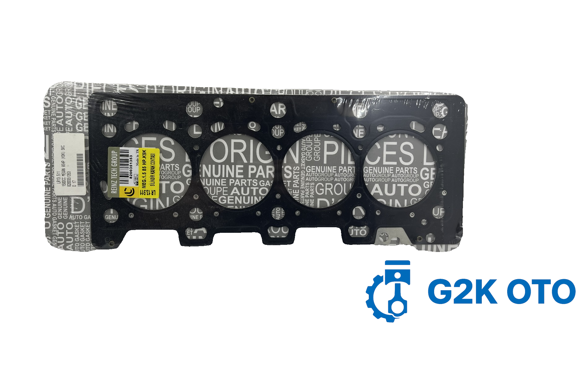 SİLİNDİR KAPAK CONTASI (SKC) – RENAULT MEGANE / CLIO / KANGOO 1.5 DCI 85 HP (K9K) – OEM 8200351353