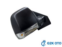 DIŞ DİKİZ AYNASI SAĞ DOBLO 11> ELEKTRİKLİ+SİNYALLİ+SİYAH KAPAKLI+TEK CAM+KONVEKS 8 FİŞ VM-668EHR 735528041-735668189