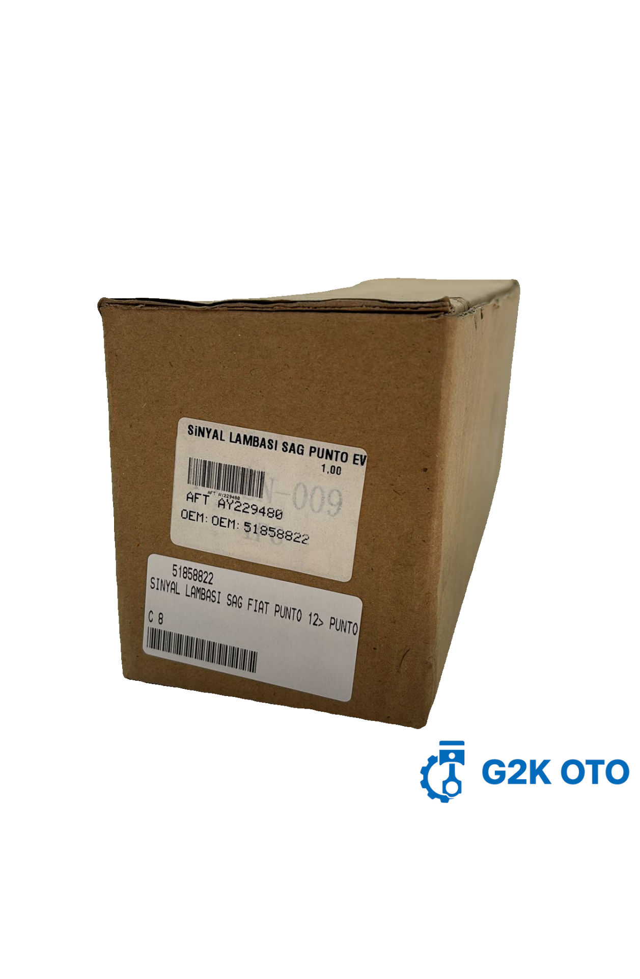 SİNYAL LAMBASI SAĞ FIAT PUNTO 2012> / PUNTO EVO 2009>2012