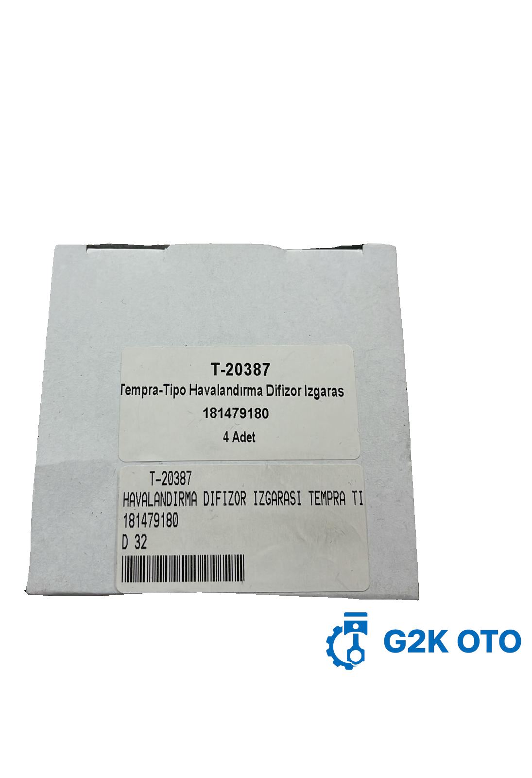 HAVALANDIRMA DİFİZÖR IZGARASI TEMPRA TİPO 181479180