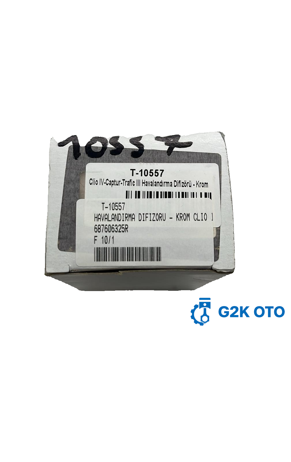 HAVALANDIRMA DİFÜZÖRÜ – KROM – CLIO IV / CAPTUR / TRAFIC III – OEM 687606325R