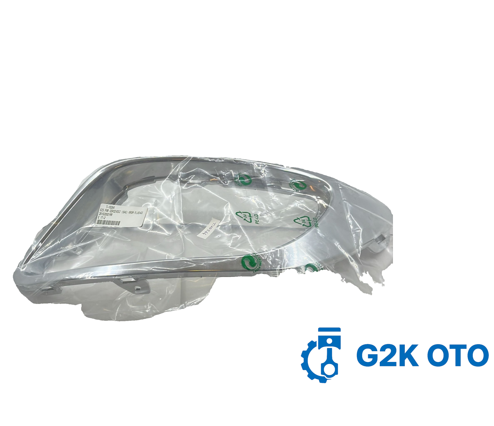 SİS FAR ÇERÇEVESİ (SAĞ) KROM FLUENCE 261520921RR