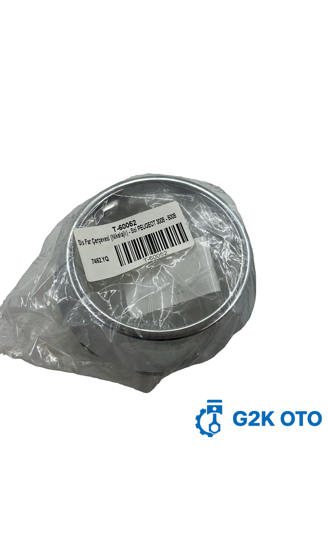 SOL SİS FAR ÇERÇEVESİ PEUGEOT 3008-5008 7452.YQ