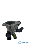 TERMOSTAT 88°C (KOMPLE / MÜŞÜRLÜ) 1.3 MULTIJET – 1.3 CDTI | OEM: 1338841 – 93177343 – 17690M86J40 – 6338022